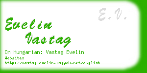 evelin vastag business card